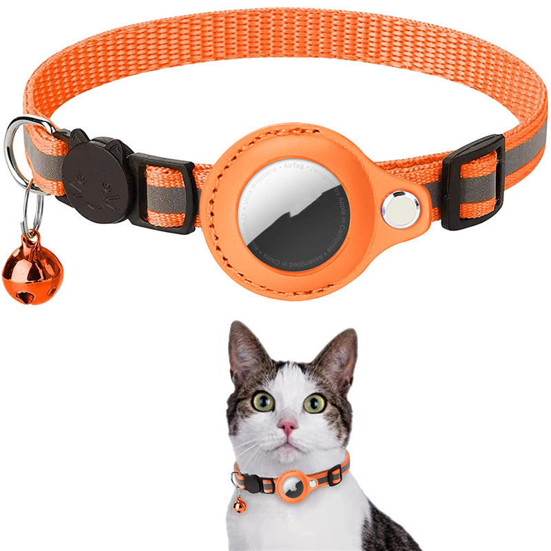 Reflective Waterproof Airtag Holder Case for Cat & Dog Collars – Protective Nylon Cover for AirTag, Puppy & Kitten