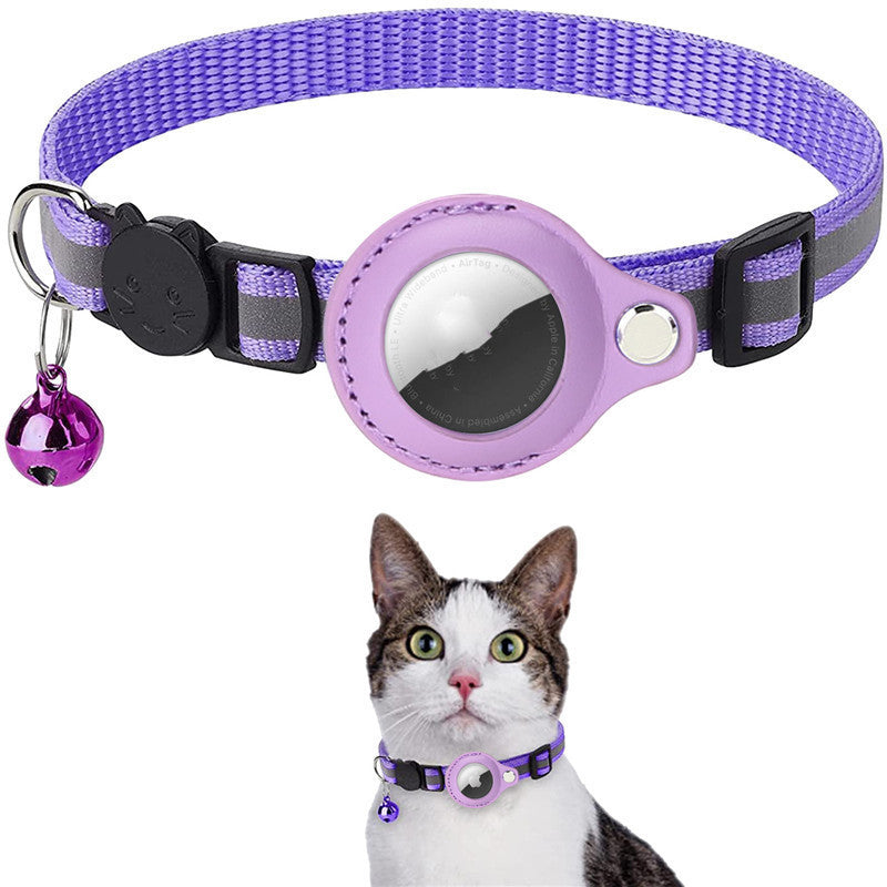 Reflective Waterproof Airtag Holder Case for Cat & Dog Collars – Protective Nylon Cover for AirTag, Puppy & Kitten